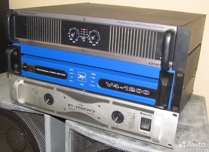 Усилители звука Pro 240-2750W 3шт PV CVR Park NAG