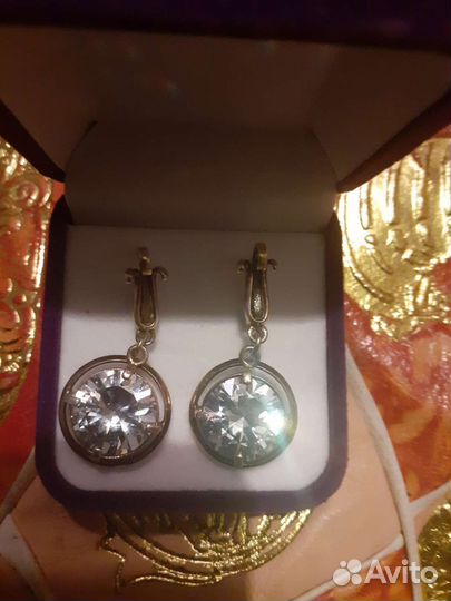 Серьги серебрянные СССР