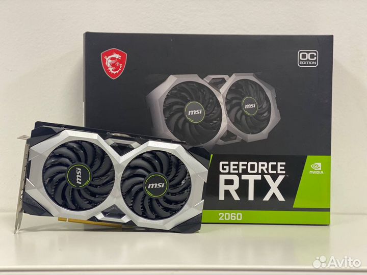 GeForce RTX2060 MSI Ventus GP OC 6gb