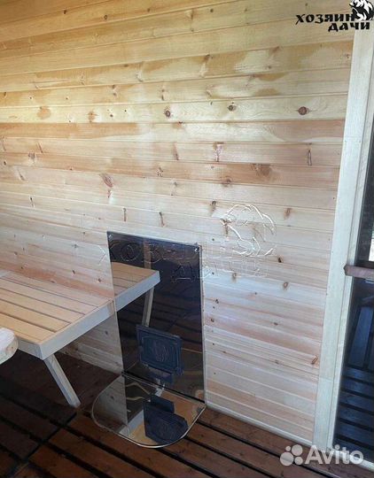 Баня бочка квадро овал 4 на 4.5