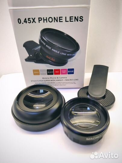 Линза для смартфона 37мм 0,45x