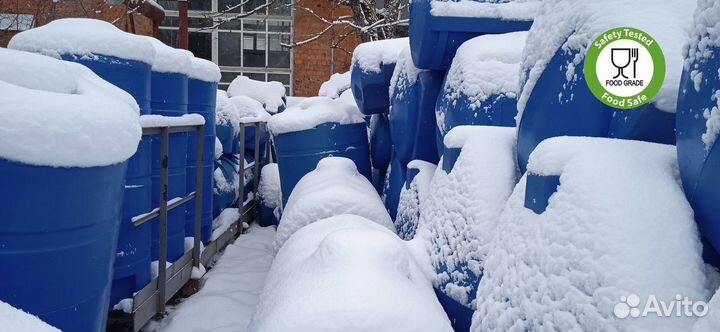 Бочка пластиковая 0,5 куба / доставкасегодня