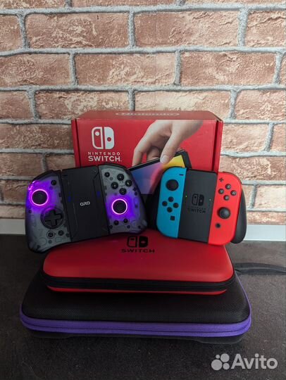 Прошитый Nintendo Switch Oled 512 GB