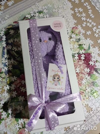 Мягкая игрушка зайка