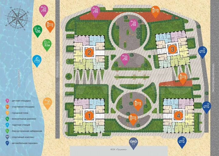 1-к. квартира, 32 м², 19/22 эт.