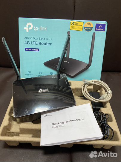 Wi-Fi роутер tp link archer mr 200