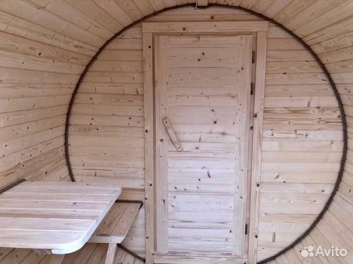 Баня бочка 6 м под ключ