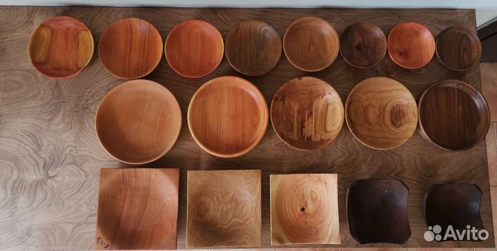 Деревянные тарелки