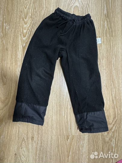 Утепленные брюки демисезонные 110