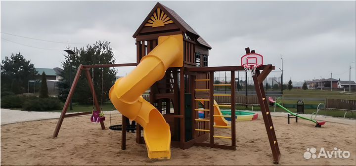 Детская площадка с гарантией 12 месяцев