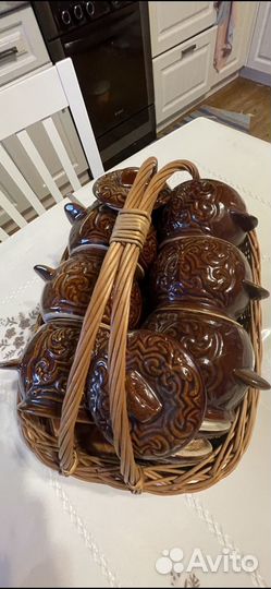 Керамические горшочки для запекания в духовке