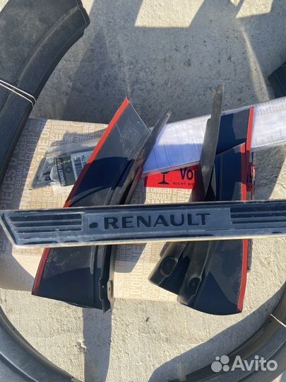 Накладки на арки и пороги renault daster