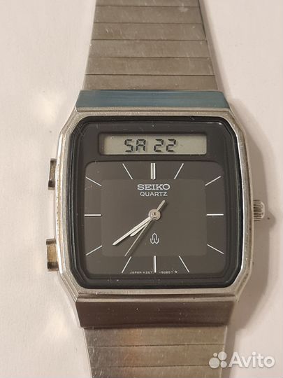 Часы Seiko H357 (В5), нержавейка, отл.сост