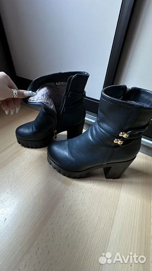 Ботильоны зимние 38