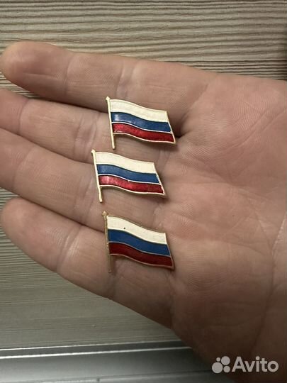 Фрачный значок флаг России