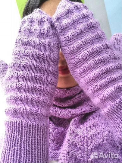 Шарф и варежки