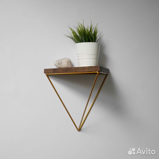 Полка настенная в стиле лофт 