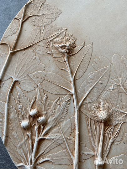 Панно интерьерное барельеф из гипса картина