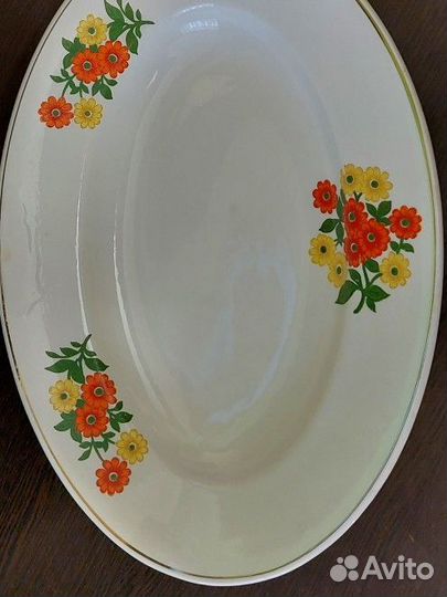 Блюдо большое овальное