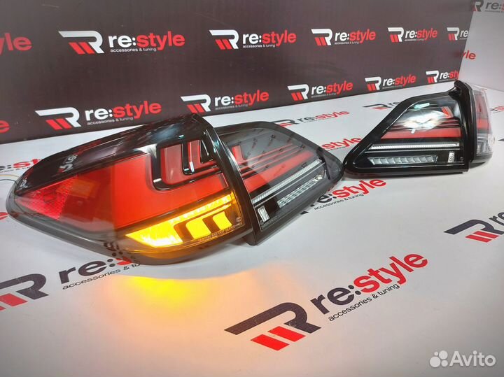 Стопы Lexus RX350 10-15г LED Красные Vland