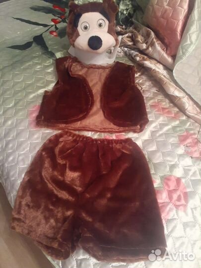 Новогодний костюм для мальчика мишка