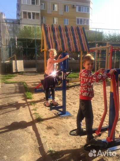 Уличный тренажер лыжный ход AVU037