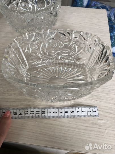 Салатник хрустальный