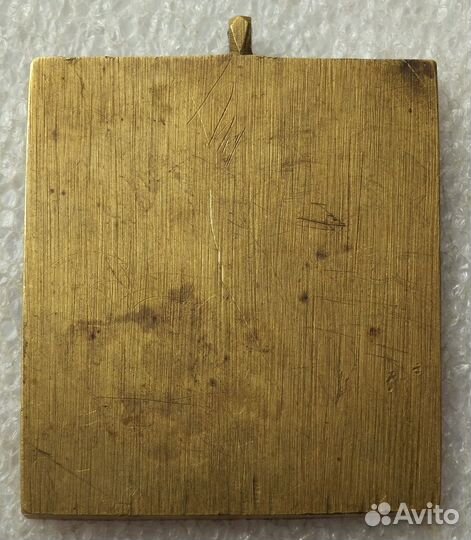 Старинная икона, Николай Чудотворец, 19 в., 6 эмал