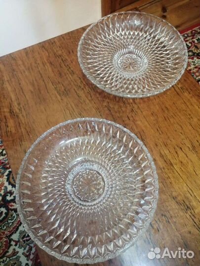 Ваза для фруктов хрусталь