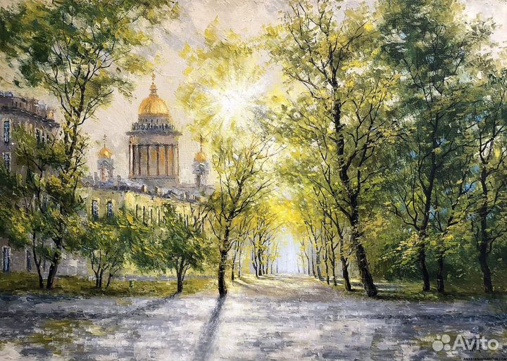 Картина маслом «Санкт-Петербург«