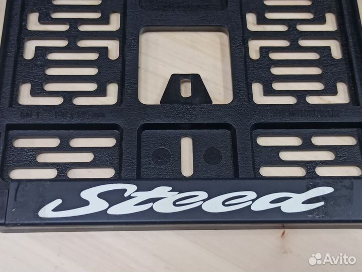 Рамка номера Honda Steed