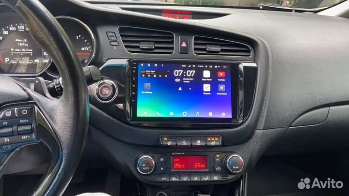 Штатная автомагнитола (шгу) на kia ceed