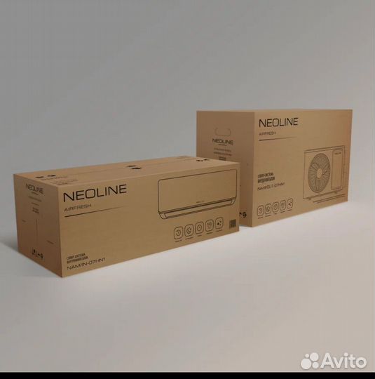 Сплит система neoline airfresh NAM 09HN1 до 25 кв