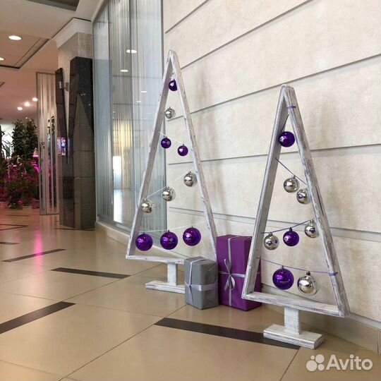 Деревянные елки