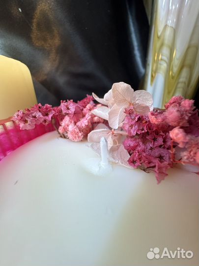 Ароматическая свеча ручной работы