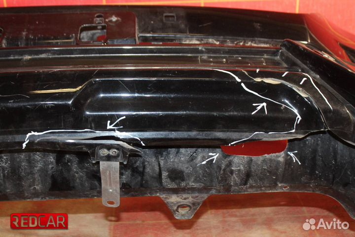 Бампер передний со спойлером TRD Toyota Land Cruis