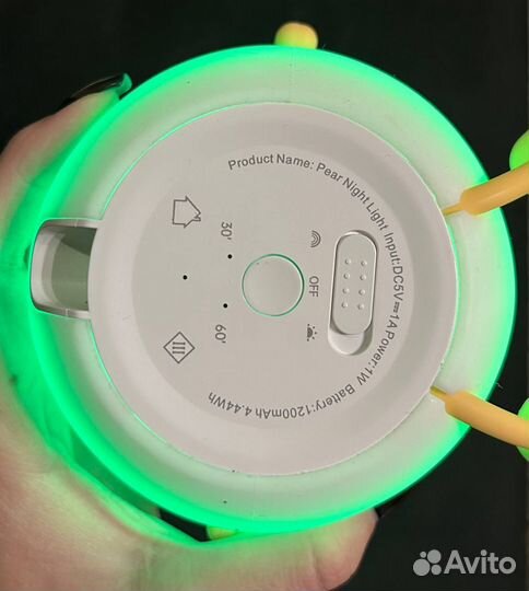 Детский ночник (светильник силиконовый) Груша