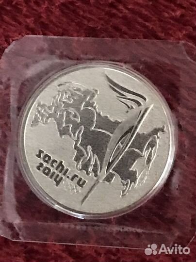 Монеты 25 рублей Сочи 2011-2014г. В блистере