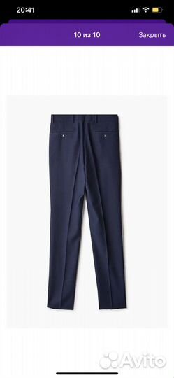 Костюм для школы синий 134 см. б/у