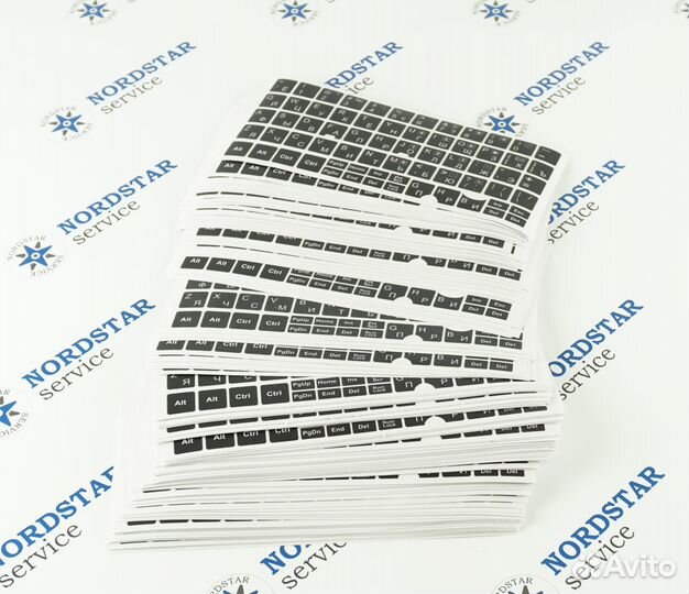 Наклейки на клавиатуру для ноутбука от 10 штук