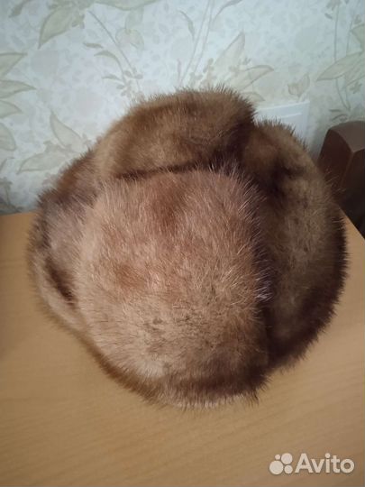 Норковая шапка мужская