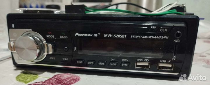 Автомагнитола 1 DIN с Bluetooth, AUX, USB