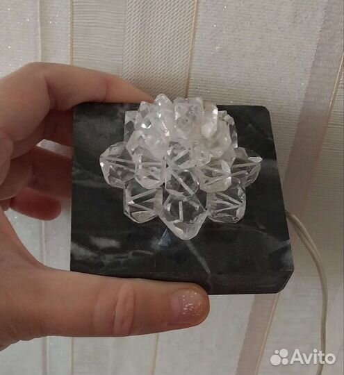 Ночник из горного хрусталя СССР