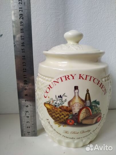 Банка для сыпучих продуктов керамическая Polystar