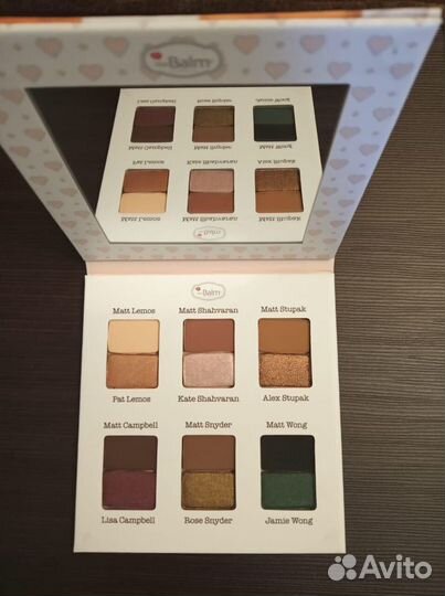 Палетка теней THE balm новая