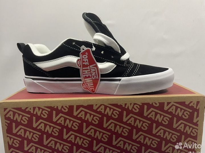 Vans knu skool оригинал ч/б