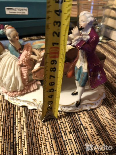 Статуэтка фарфоровая Музыканты композиция
