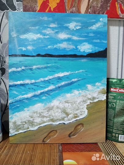 Картина акрилом на холсте