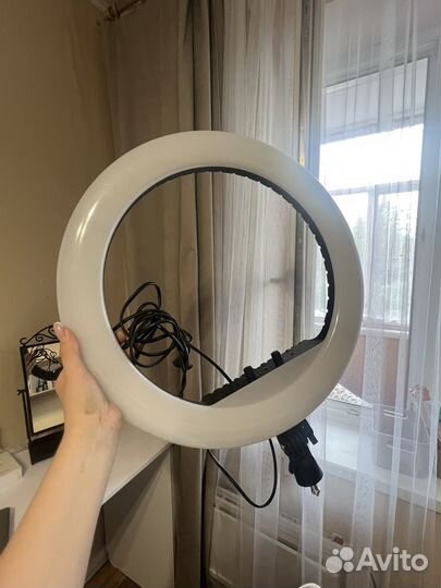 Кольцевая лампа 45 см со штативом