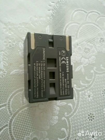 Аккумуляторная батарея для видеокамеры samsung